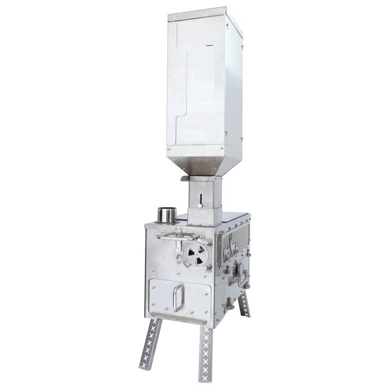 PE220S Outdoor Pellet Burning Stove with Large Capacity Hopper