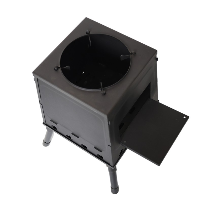 TO300CB Outdoor Wood Burning Stove with Cooking Surface for Camping Adventures