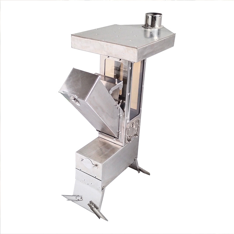 RO300S Portable Firewood Rocket Stove for Outdoor