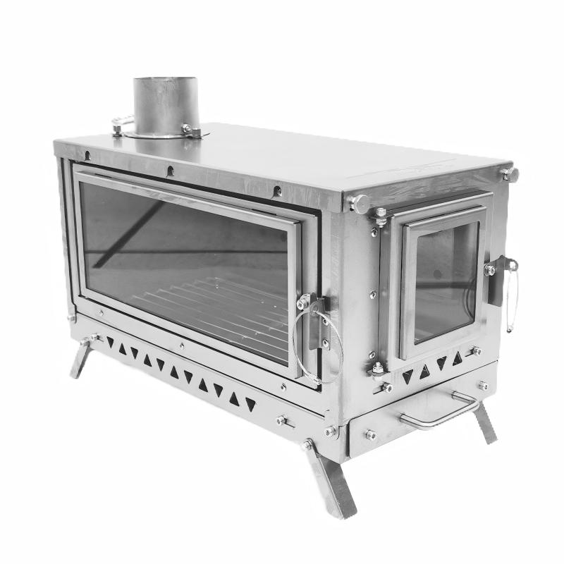Ultralight Foldable Titanium Wood Burning Stove
