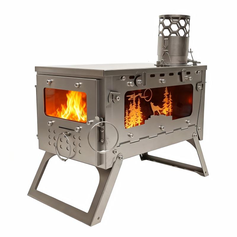 Titanium Wood Burning Stove for Hiking and Backpacking