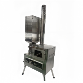  PE250S ​Outdoor Wood Burning Pellet Stove with Viewing Glass