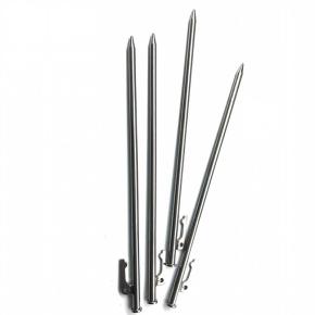 Ultralight Titanium Tent Stakes for Backpacking and Camping